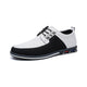 Gaitcraft – Chaussures Oxford Derby en cuir véritable – Blanc