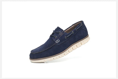 Gaitcraft – Mocassins en cuir véritable – Bleu