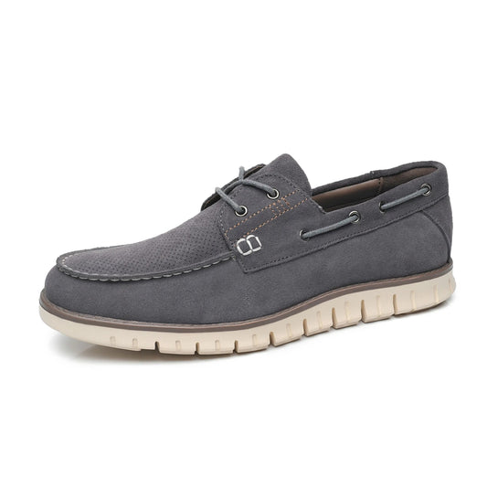 Gaitcraft - Mocassin en cuir véritable – Gris